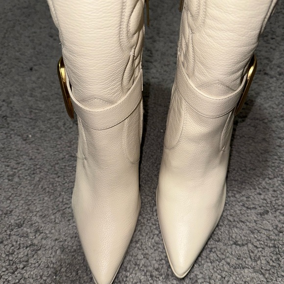 Cream Western  Cowgirl Boots - Picture 8 of 8